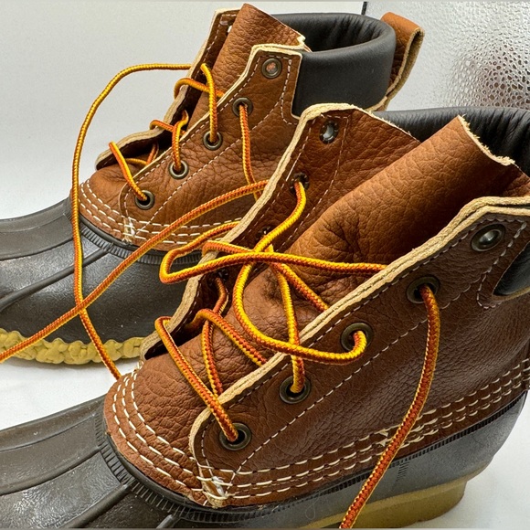 New Bean Boots The Original LL Bean Boot Tan/Black Size 7 Narrow MSRP $140 - Picture 9 of 10